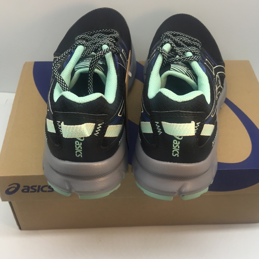 ASICS WOMENŚ TRAIL SCOUT 2 RUNNING SHOES SIZE 7.5 BLACK/BIRCH - Picture 4 of 14